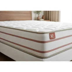 Marmottes & Co Ensemble Mémoire de forme de confort Très ferme avec sommier tapissier* Ensemble Sommier Et Matelas