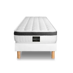 Ensemble Mémoire de forme de confort Ferme avec sommier kit>Prestige Literie