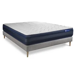 Actisom Ensemble Mémoire de forme de confort Très ferme avec sommier kit* Ensemble Sommier Et Matelas