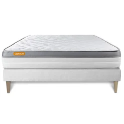 Sept Nuits Ensemble Mémoire de forme de confort Ferme avec sommier kit* Ensemble Sommier Et Matelas