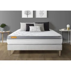 Sept Nuits Ensemble Mémoire de forme de confort Ferme avec sommier kit* Ensemble Sommier Et Matelas