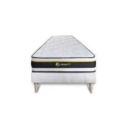 Sleepfit Ensemble Mousse de confort Très ferme avec sommier tapissier* Ensemble Sommier Et Matelas