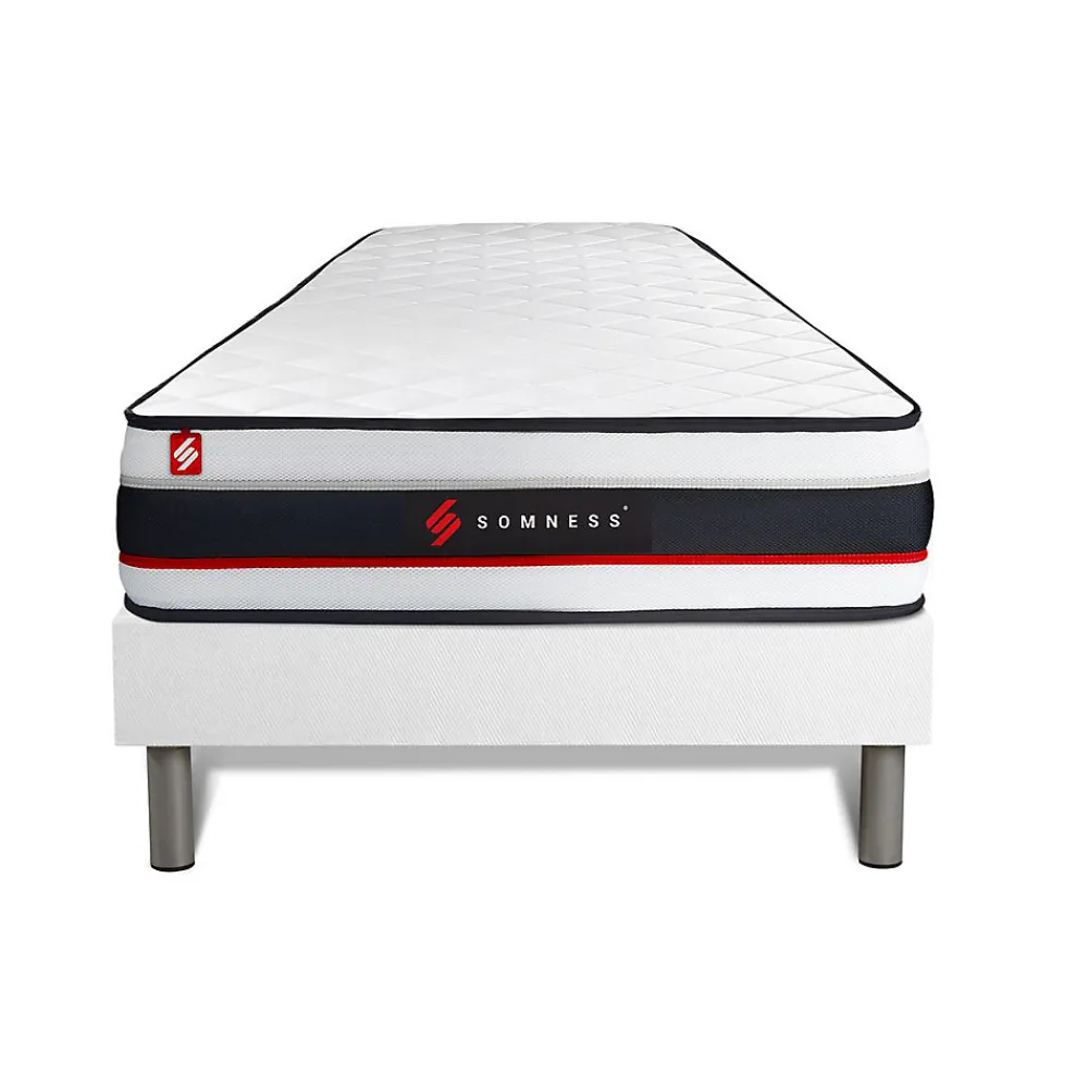 Ensemble Mousse de confort Très ferme avec sommier tapissier>Somness Outlet