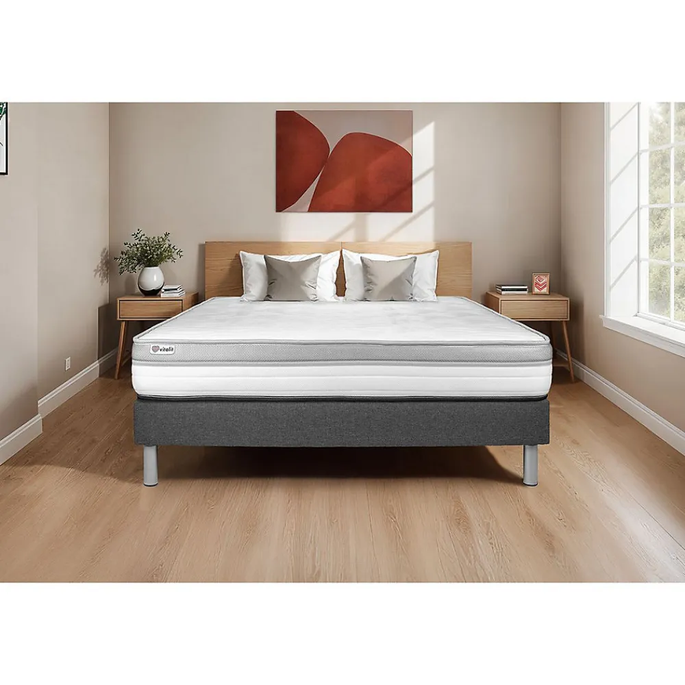Ensemble Mousse de confort Ferme avec sommier kit>Vitalit Sale