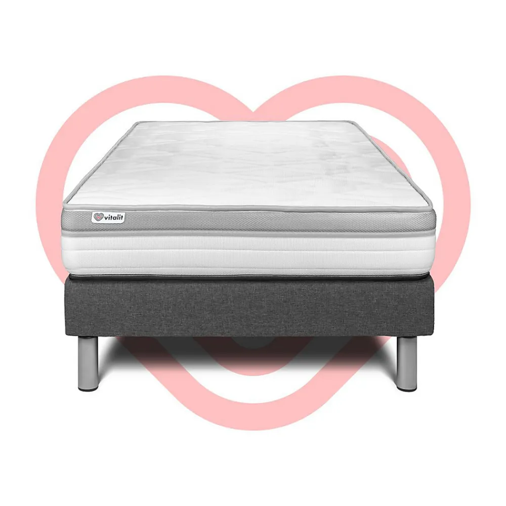 Ensemble Mousse de confort Ferme avec sommier kit>Vitalit Sale