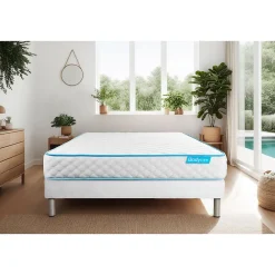 Bodycare Ensemble Mousse de confort Très ferme avec sommier tapissier* Ensemble Sommier Et Matelas