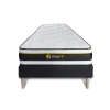Sleepfit Ensemble Mousse de confort Très ferme avec sommier kit* Ensemble Sommier Et Matelas