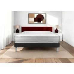 Vitalit Ensemble Mousse polyuréthane à mémoire de forme de confort Ferme avec sommier tapissier* Ensemble Sommier Et Matelas