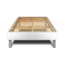 Ensemble Mousse polyuréthane à mémoire de forme de confort Equilibré avec sommier kit><noscript><img width=