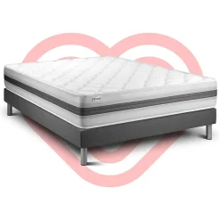 Vitalit Ensemble Mousse polyuréthane à mémoire de forme de confort Equilibré avec sommier kit* Ensemble Sommier Et Matelas
