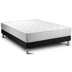 Ensemble Mousse polyuréthane à mémoire de forme de confort Ferme avec sommier kit>Vitalit Discount