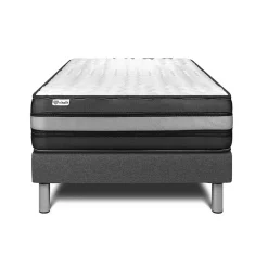 Vitalit Ensemble Mousse polyuréthane à mémoire de forme de confort Ferme avec sommier tapissier* Ensemble Sommier Et Matelas
