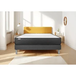 Ensemble Mousse polyuréthane à mémoire de forme de confort Ferme avec sommier kit>Vitalit Sale
