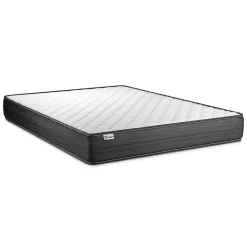Vitalit Ensemble Mousse polyuréthane à mémoire de forme de confort Ferme avec sommier tapissier* Ensemble Sommier Et Matelas