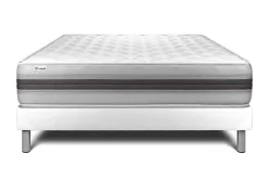 Vitalit Ensemble Mousse polyuréthane à mémoire de forme de confort Equilibré avec sommier tapissier* Ensemble Sommier Et Matelas