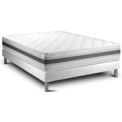 Ensemble Mousse polyuréthane à mémoire de forme de confort Equilibré avec sommier kit>Vitalit Outlet