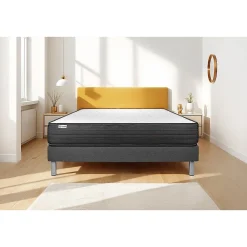Vitalit Ensemble Mousse polyuréthane à mémoire de forme de confort Ferme avec sommier kit* Ensemble Sommier Et Matelas