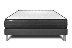 Vitalit Ensemble Mousse polyuréthane à mémoire de forme de confort Ferme avec sommier kit* Ensemble Sommier Et Matelas