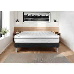 Vitalit Ensemble Mousse polyuréthane à mémoire de forme de confort Ferme avec sommier kit* Ensemble Sommier Et Matelas