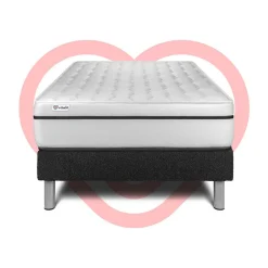 Vitalit Ensemble Mousse polyuréthane à mémoire de forme de confort Ferme avec sommier kit* Ensemble Sommier Et Matelas