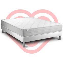 Vitalit Ensemble Mousse polyuréthane à mémoire de forme de confort Ferme avec sommier kit* Ensemble Sommier Et Matelas