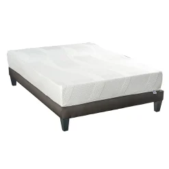 Bellecour Ensemble Paris 140x190 cm Matelas Mousse + Sommier Bois* Ensemble Sommier Et Matelas