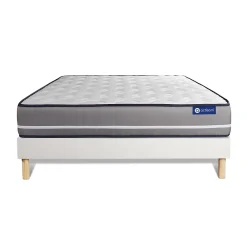Actisom Ensemble Ressorts ensachés de confort Ferme avec sommier kit* Ensemble Sommier Et Matelas
