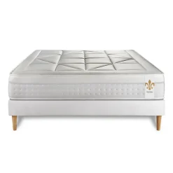 Litier Deluxe Ensemble Ressorts ensachés et mémoire de forme de confort Equilibré avec sommier kit* Ensemble Sommier Et Matelas