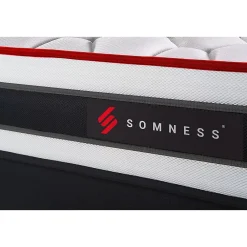 Somness Ensemble Ressorts ensachés et mémoire de forme de confort Ferme avec sommier tapissier* Ensemble Sommier Et Matelas