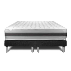 Ensemble Ressorts ensachés et mémoire de forme de confort Equilibré avec sommier tapissier>Vitalit Online