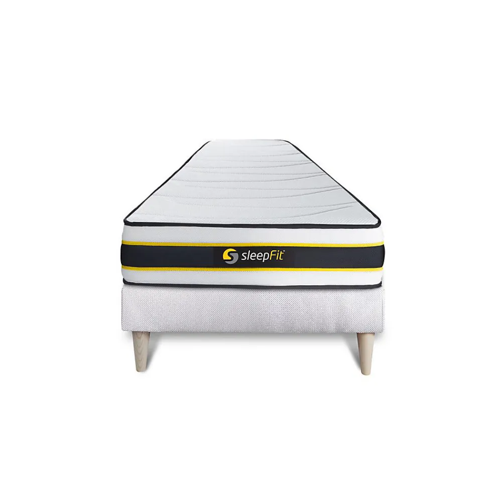 Ensemble Ressorts ensachés et mémoire de forme de confort Ferme avec sommier kit>Sleepfit Outlet