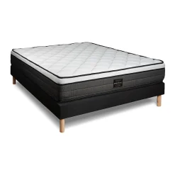 Ensemble Ressorts ensachés et mémoire de forme de confort Equilibré avec sommier kit>Prestige Literie Discount