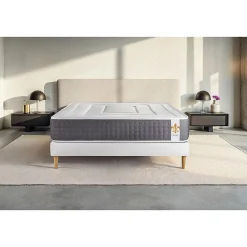 Litier Deluxe Ensemble Ressorts ensachés et mémoire de forme de confort Ferme avec sommier kit* Ensemble Sommier Et Matelas