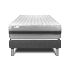 Vitalit Ensemble Ressorts ensachés et mémoire de forme de confort Equilibré avec sommier tapissier* Ensemble Sommier Et Matelas