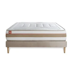 Ensemble Ressorts ensachés et mémoire de forme de confort Equilibré avec sommier kit>Marmottes & Co Sale
