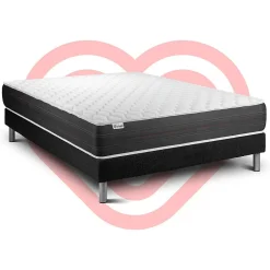 Vitalit Ensemble Ressorts ensachés de confort Ferme avec sommier kit* Ensemble Sommier Et Matelas