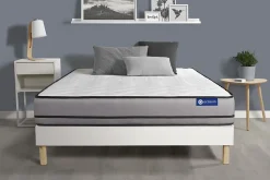 Actisom Ensemble Ressorts ensachés de confort Très ferme avec sommier kit* Ensemble Sommier Et Matelas