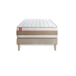 Ensemble Ressorts ensachés et mémoire de forme de confort Equilibré avec sommier tapissier>Marmottes & Co Clearance