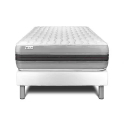 Ensemble Ressorts ensachés et mémoire de forme de confort Equilibré avec sommier tapissier>Vitalit