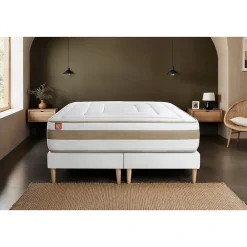 Ensemble Ressorts ensachés et mémoire de forme de confort Equilibré avec sommier tapissier>Marmottes & Co Hot