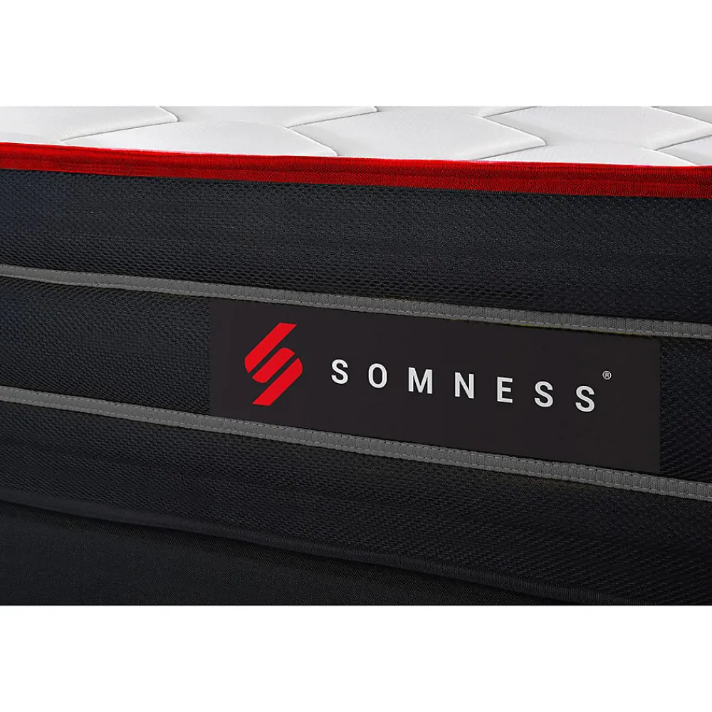Ensemble Ressorts ensachés et mémoire de forme de confort Equilibré avec sommier kit>Somness Sale