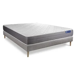 Ensemble Ressorts ensachés et mémoire de forme de confort Mi-ferme avec sommier kit>Actisom Outlet