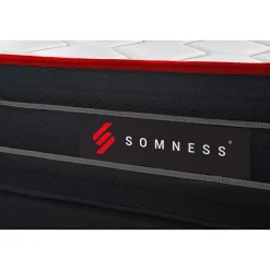 Somness Ensemble Ressorts ensachés et mémoire de forme de confort Equilibré avec sommier kit* Ensemble Sommier Et Matelas