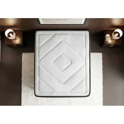 Prestige Literie Ensemble Ressorts ensachés et mémoire de forme de confort Ferme avec sommier kit* Ensemble Sommier Et Matelas