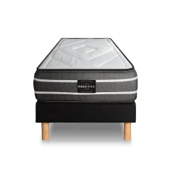 Prestige Literie Ensemble Ressorts ensachés et mémoire de forme de confort Ferme avec sommier kit* Ensemble Sommier Et Matelas