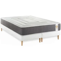 Ensemble Ressorts ensachés et mémoire de forme de confort Ferme avec sommier tapissier>Litier Deluxe Online