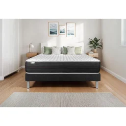 Vitalit Ensemble Ressorts ensachés de confort Ferme avec sommier tapissier* Ensemble Sommier Et Matelas