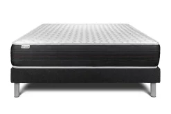 Vitalit Ensemble Ressorts ensachés de confort Ferme avec sommier tapissier* Ensemble Sommier Et Matelas