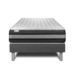 Vitalit Ensemble Ressorts ensachés et mémoire de forme de confort Ferme avec sommier kit* Ensemble Sommier Et Matelas