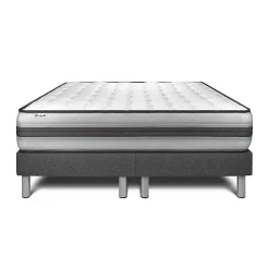 Ensemble Ressorts ensachés et mémoire de forme de confort Equilibré avec sommier tapissier>Vitalit New